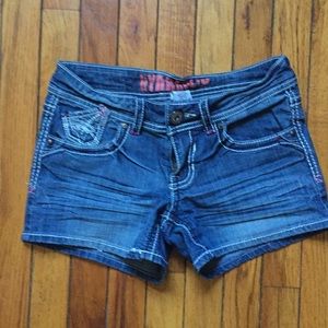 Denim shorts